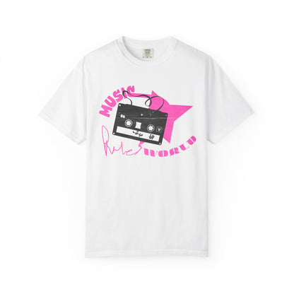 Music Nostalgia Graphic T-Shirt | Vintage Cassette Apparel | Retro Music Tee