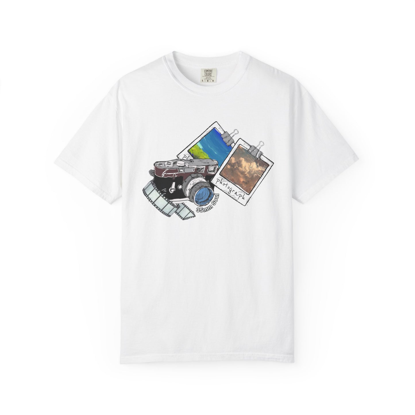 Vintage Camera & Polaroids T-Shirt — Photography Lover Graphic Tee