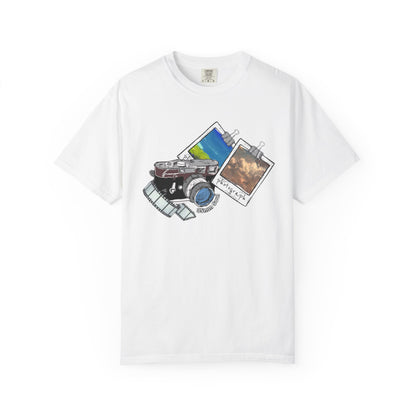 Vintage Camera & Polaroids T-Shirt — Photography Lover Graphic Tee