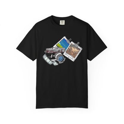 Vintage Camera & Polaroids T-Shirt — Photography Lover Graphic Tee