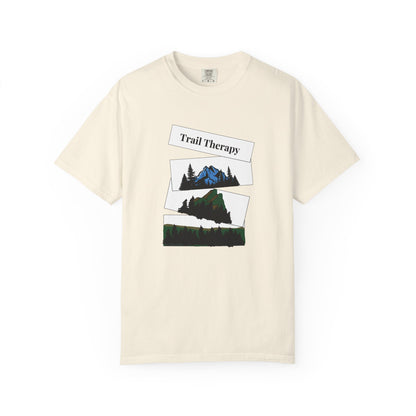 Mountain Landscape Trail T-Shirt | Trail Running Lifestyle | Outdoor Adventure Graphic Tee