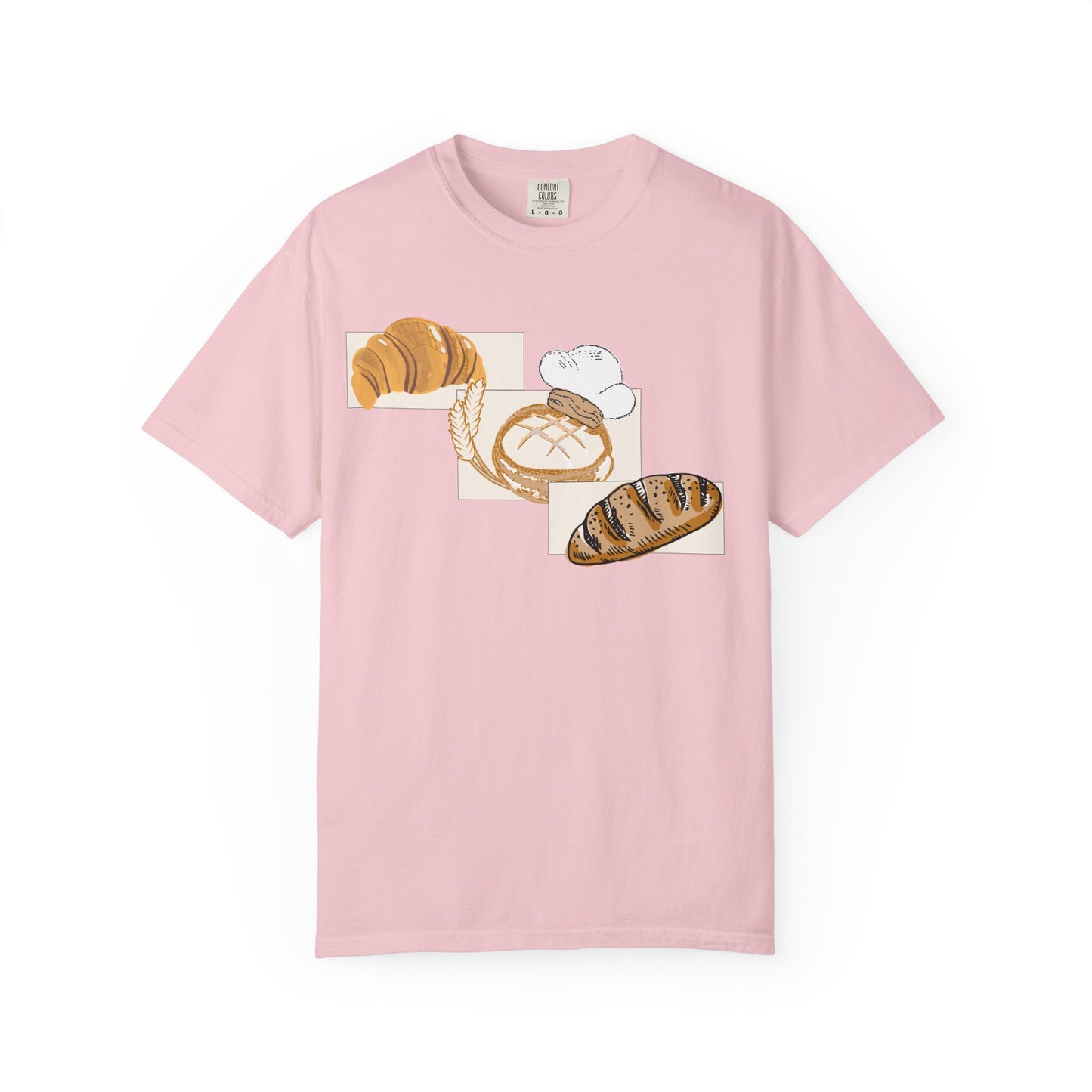 Bakery Graphic T-Shirt | Sourdough & Croissant Design | Bread Enthusiast Tee