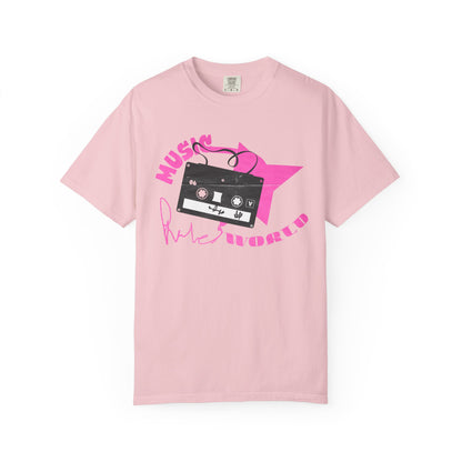 Music Nostalgia Graphic T-Shirt | Vintage Cassette Apparel | Retro Music Tee