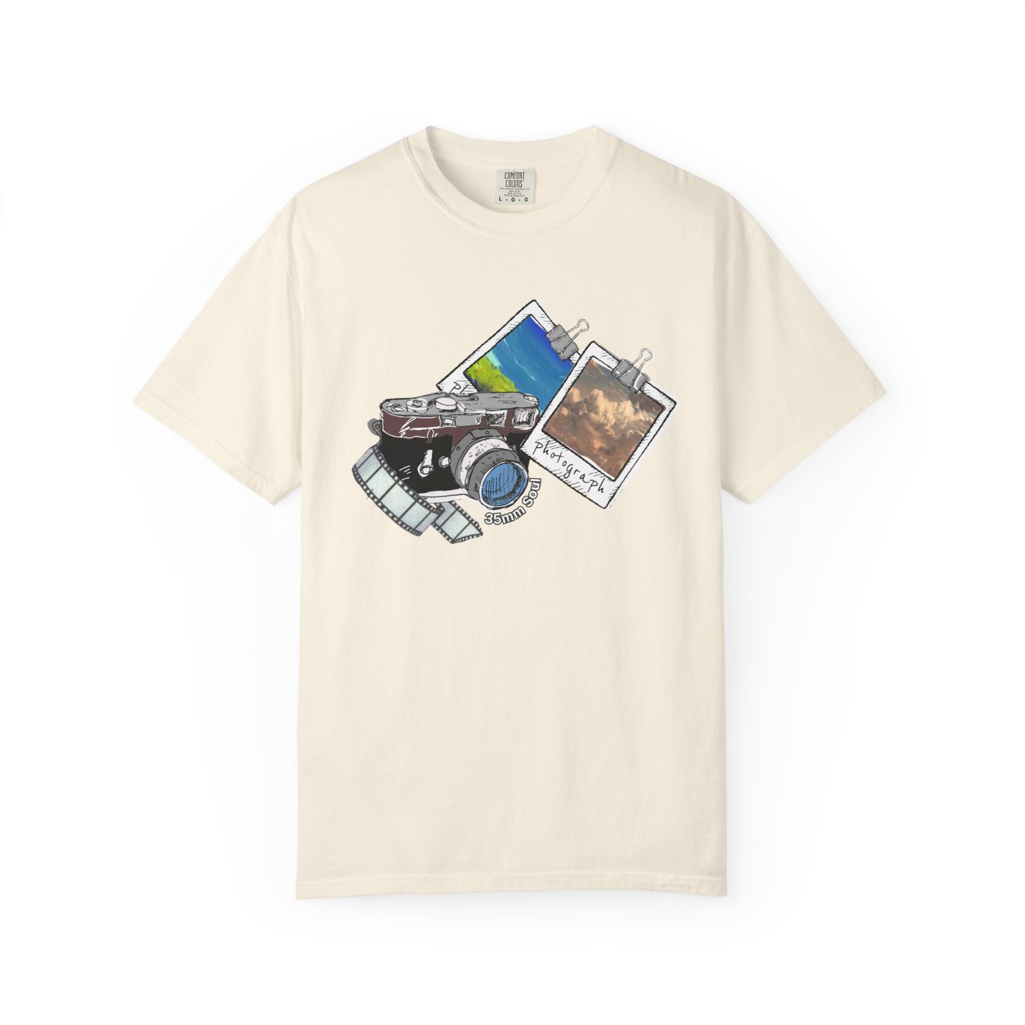 Vintage Camera & Polaroids T-Shirt — Photography Lover Graphic Tee