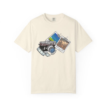 Vintage Camera & Polaroids T-Shirt — Photography Lover Graphic Tee