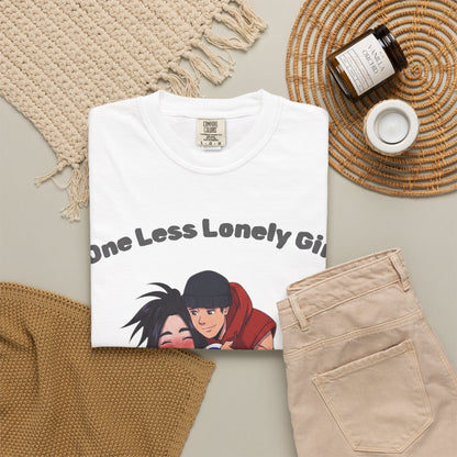 One Less Lonely Girl T-Shirt | Justin Bieber Billie Eilish Coachella 2026 Graphic Tee