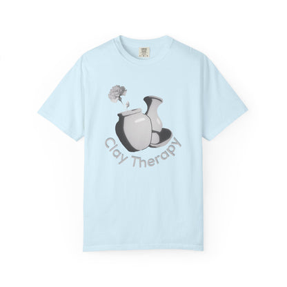 Clay Therapy Unisex Tee — Pottery Lover Shirt | Ceramic Artist Gift | Comfort Colors Garment Dyed Tee