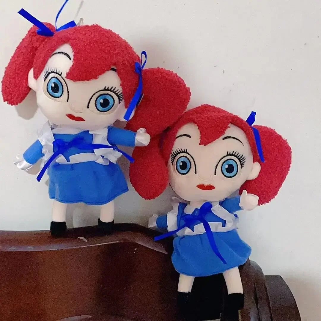 27cm Poppy horror game plush sitting position full body view
