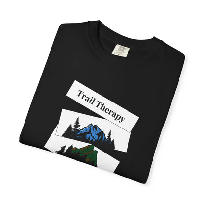 Mountain Landscape Trail T-Shirt | Trail Running Lifestyle | Outdoor Adventure Graphic Tee