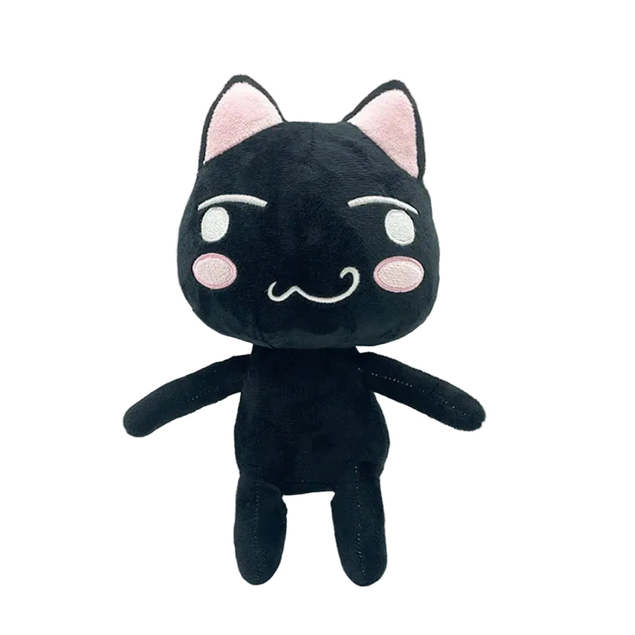 28cm soft cat stuffed animal size reference with hand