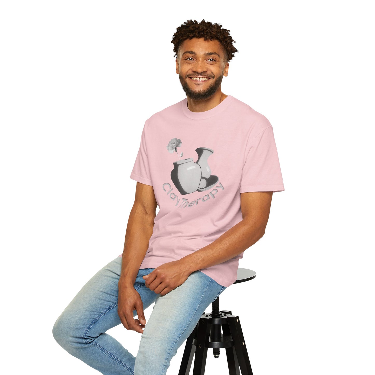 Clay Therapy Unisex Tee — Pottery Lover Shirt | Ceramic Artist Gift | Comfort Colors Garment Dyed Tee