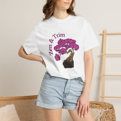 Zen & Trim Bonsai T-Shirt — Relaxed Tree Care Graphic Tee