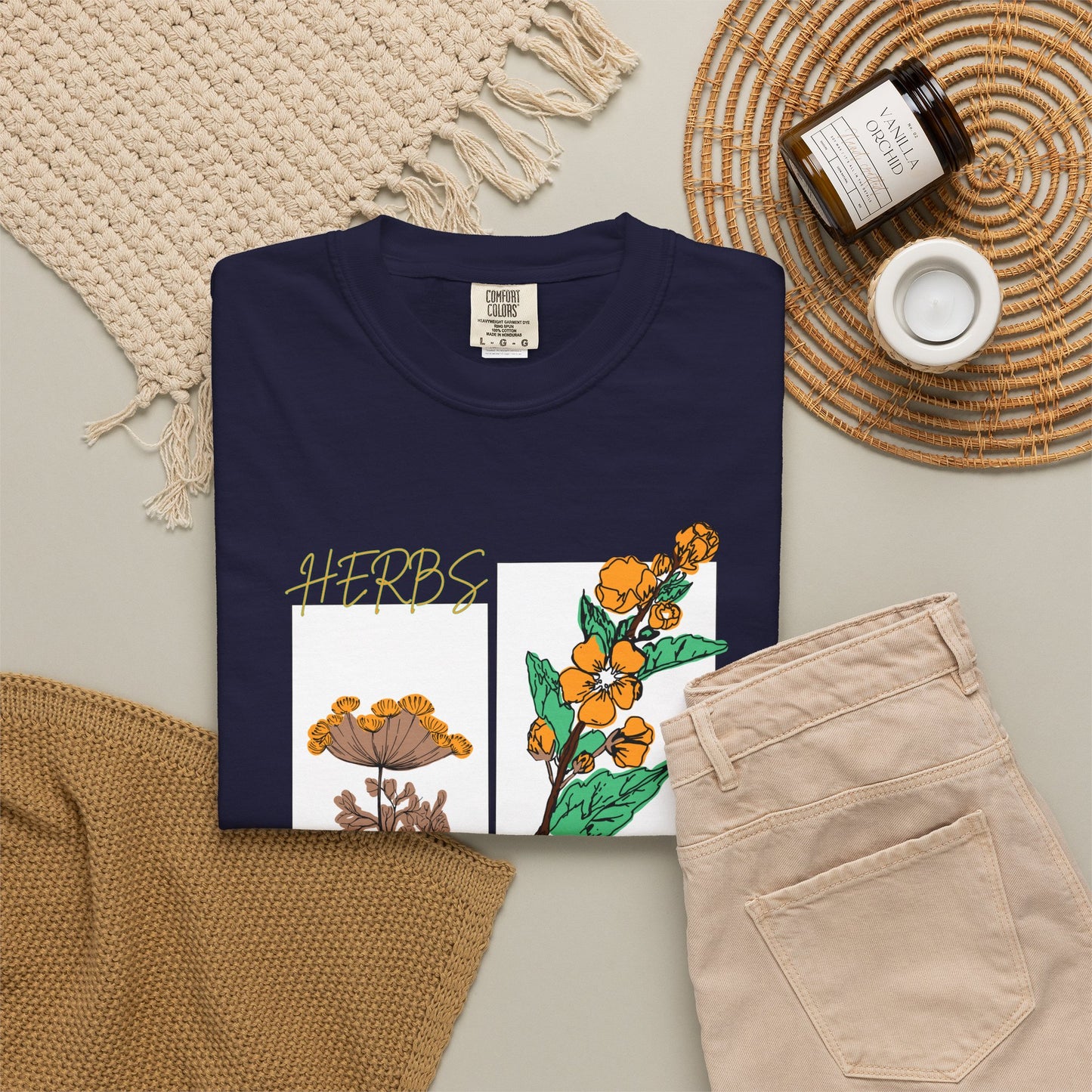 Botanical Herbs Graphic Tee | Herbalist Lifestyle Shirt | Plant Medicine Apparel