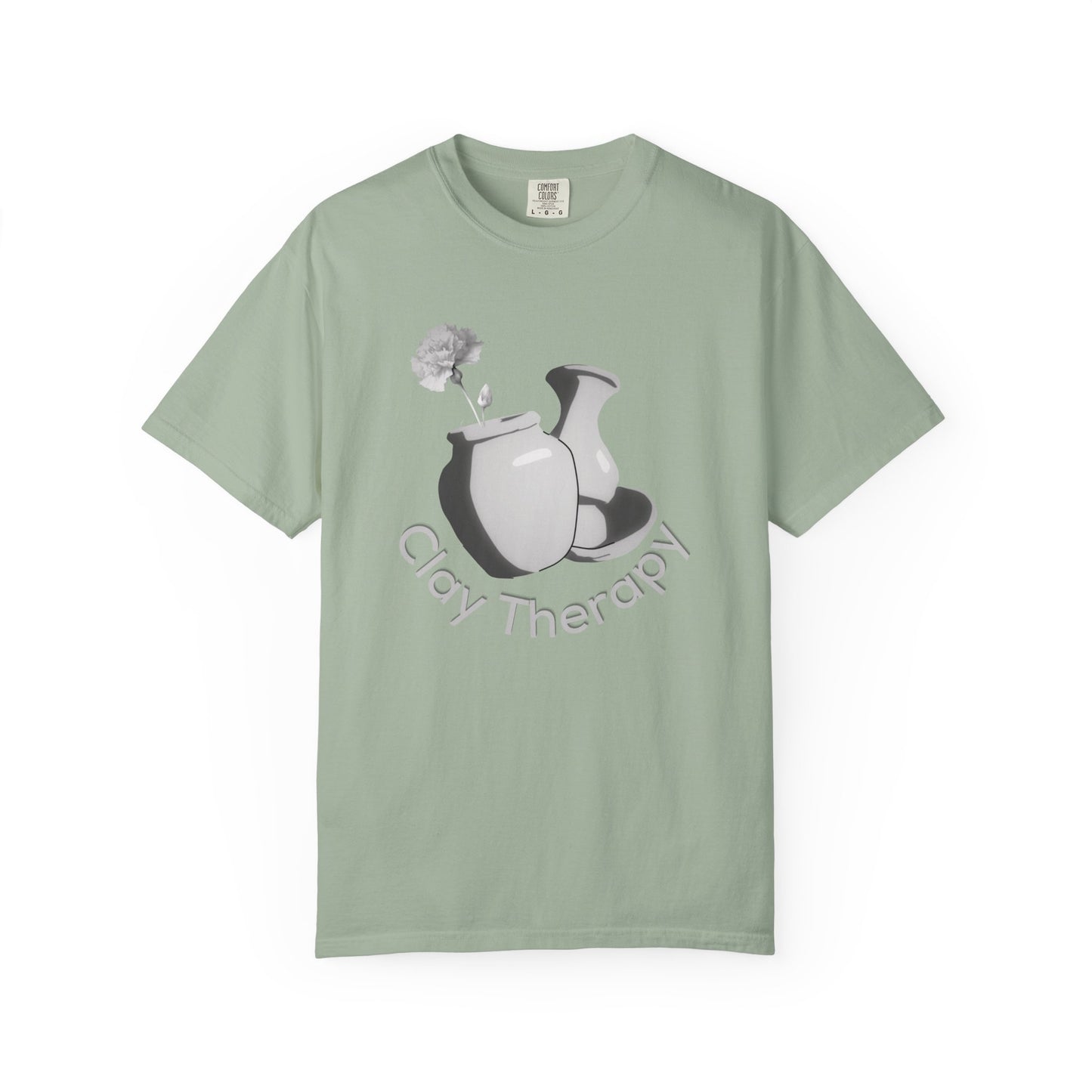 Clay Therapy Unisex Tee — Pottery Lover Shirt | Ceramic Artist Gift | Comfort Colors Garment Dyed Tee