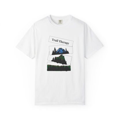 Mountain Landscape Trail T-Shirt | Trail Running Lifestyle | Outdoor Adventure Graphic Tee