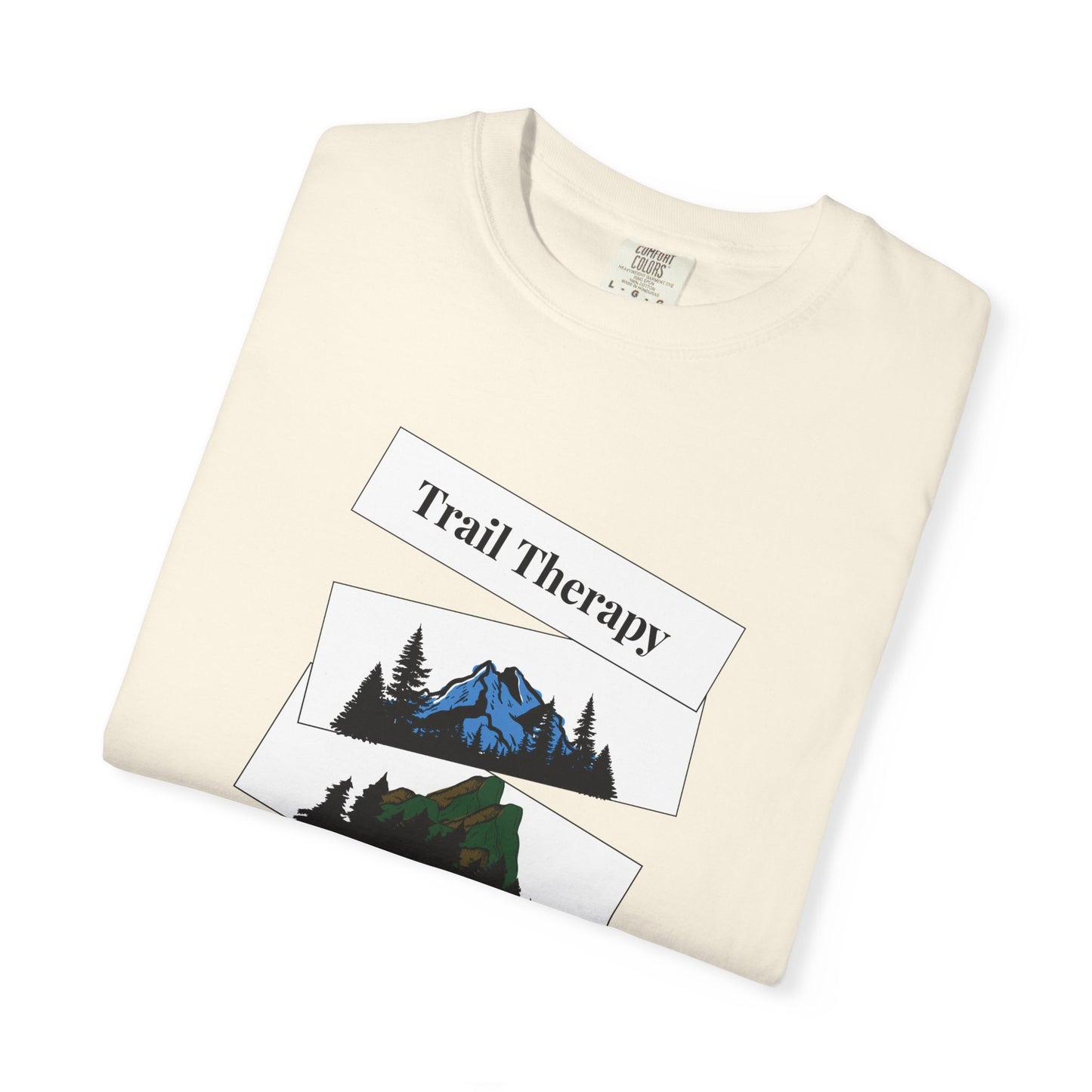 Mountain Landscape Trail T-Shirt | Trail Running Lifestyle | Outdoor Adventure Graphic Tee