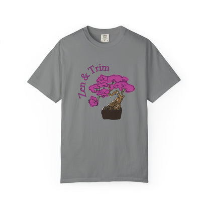 Zen & Trim Bonsai T-Shirt — Relaxed Tree Care Graphic Tee