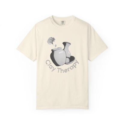 Clay Therapy Unisex Tee — Pottery Lover Shirt | Ceramic Artist Gift | Comfort Colors Garment Dyed Tee