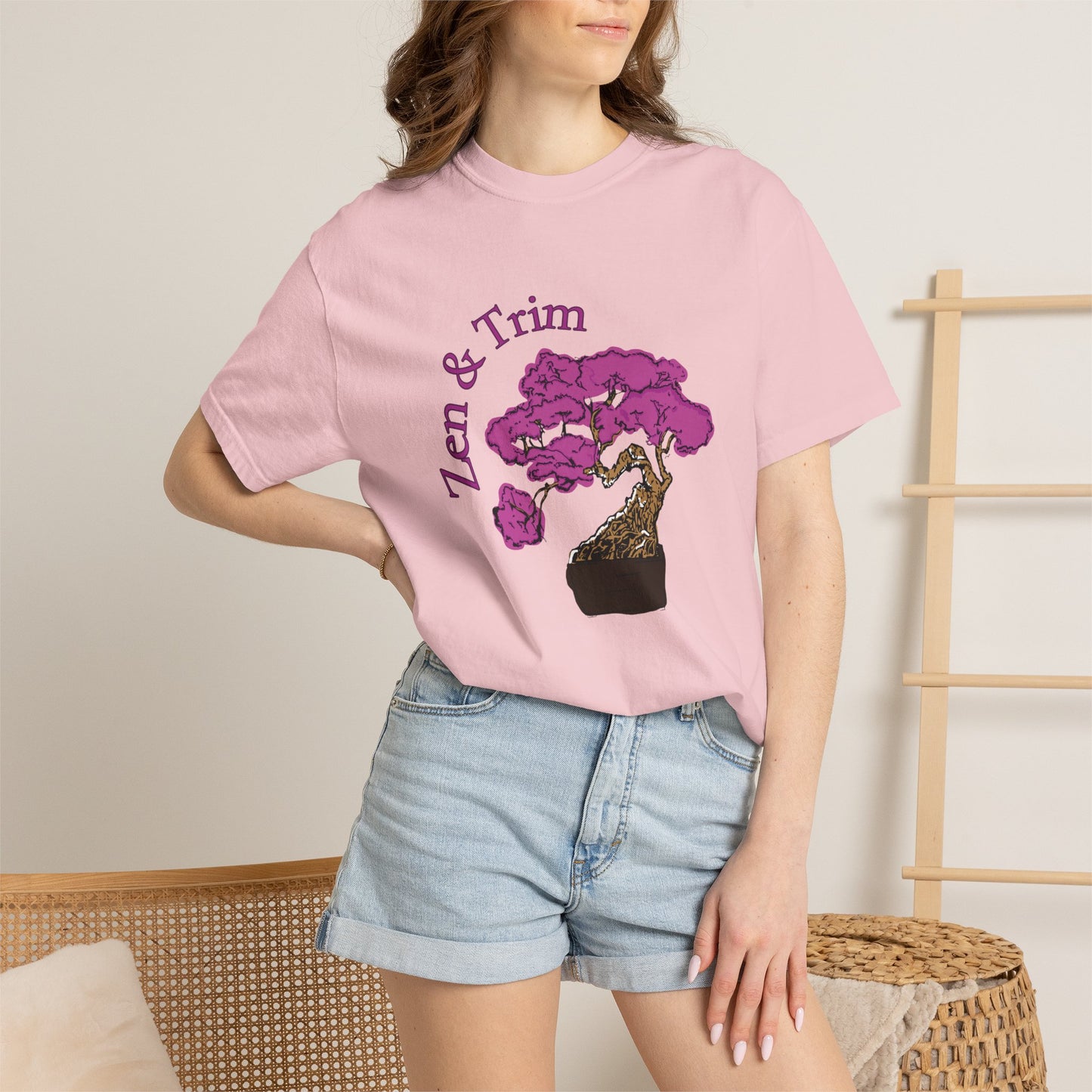 Zen & Trim Bonsai T-Shirt — Relaxed Tree Care Graphic Tee