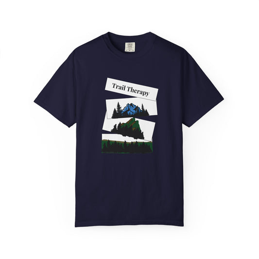 Mountain Landscape Trail T-Shirt | Trail Running Lifestyle | Outdoor Adventure Graphic Tee