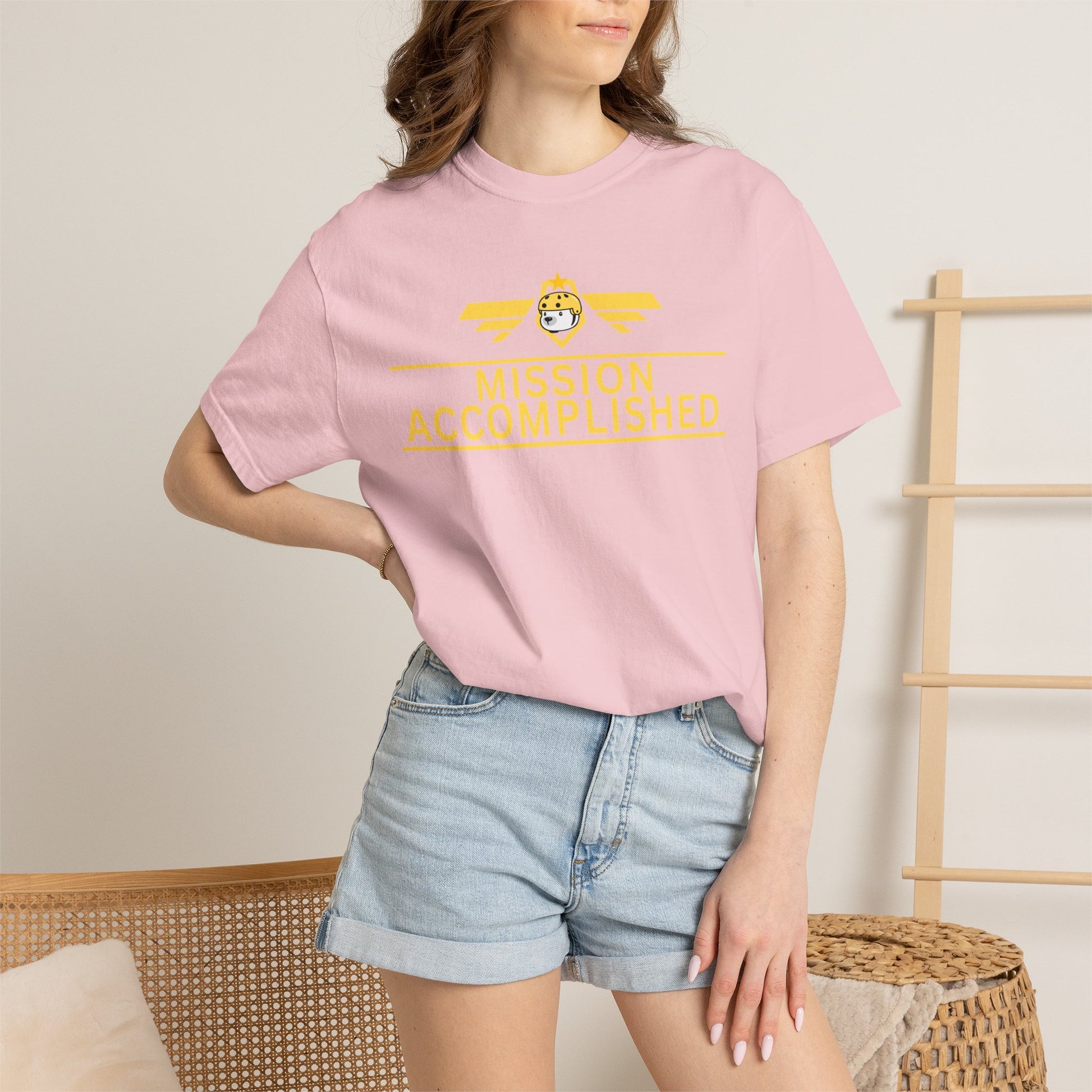 Achievement hunter gift flat lay with gaming controller and achievement unlocked tee