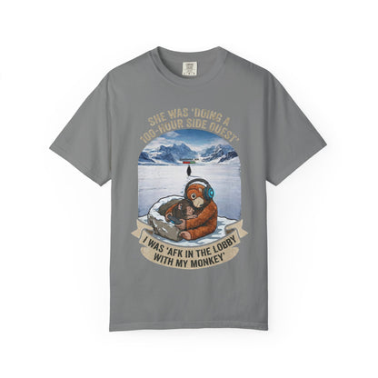 Adélie penguin lonely journey documentary scene apparel