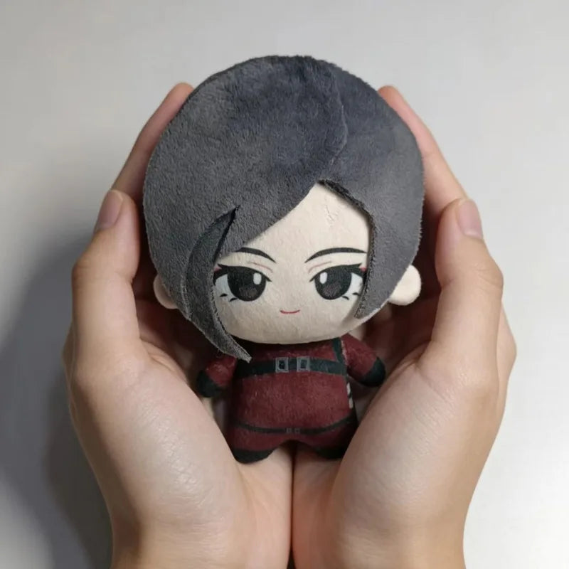 Ada Wong plush close-up showing short plush fabric texture
