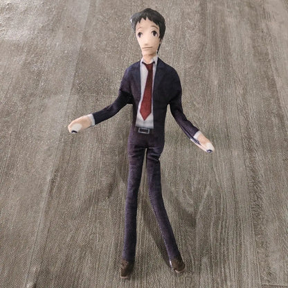 Adachi plush soft stuffed toy front view
