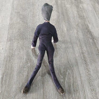 Adachi stuffed plush side profile close-up
