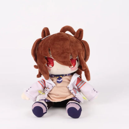 Agnes Tachyon plush sitting in lab coat