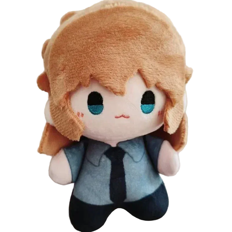 Ai Haibara plush keychain 10cm kawaii anime mini doll silver hair