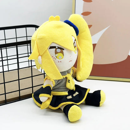 Akita Neru plushie tsurime eyes embroidered detail
