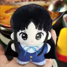 Akiyama Mio kawaii plush doll close up soft fabric detail
