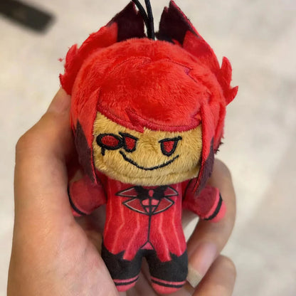 Alastor Hazbin Hotel plush front view chibi style
