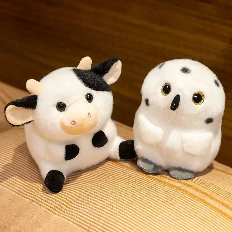 Amazing Cow and Owl Plushies