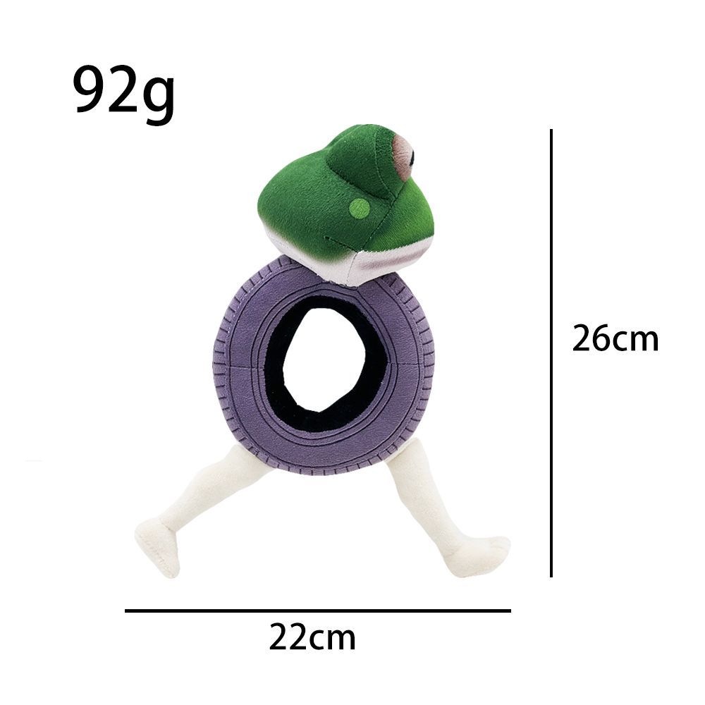 Ambalabu stuffed plush tire frog fan art collectible
