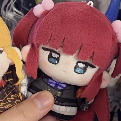 Angel plush inspired by dark red twintail anime character