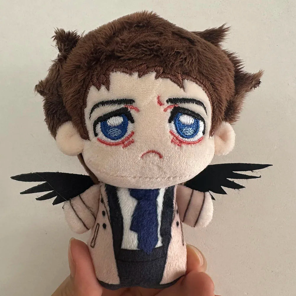 Angel plush toy Castiel fan art inspired
