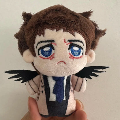 Angel plush toy Castiel fan art inspired
