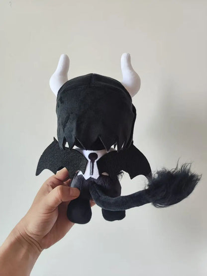 Anime stuffed toy Ulquiorra Cifer pale hollow design close-up