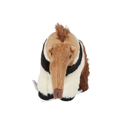 Anteater plush toy close-up of snout and facial detail