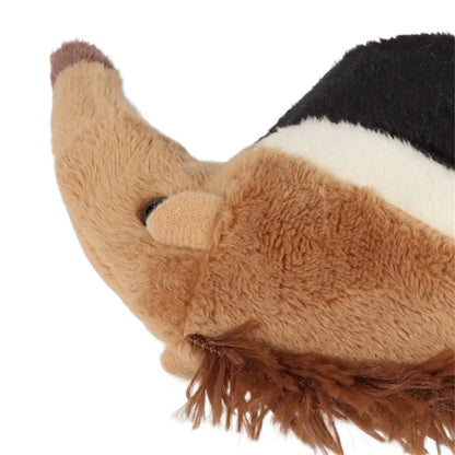 Anteater stuffed animal 27cm sitting upright on desk