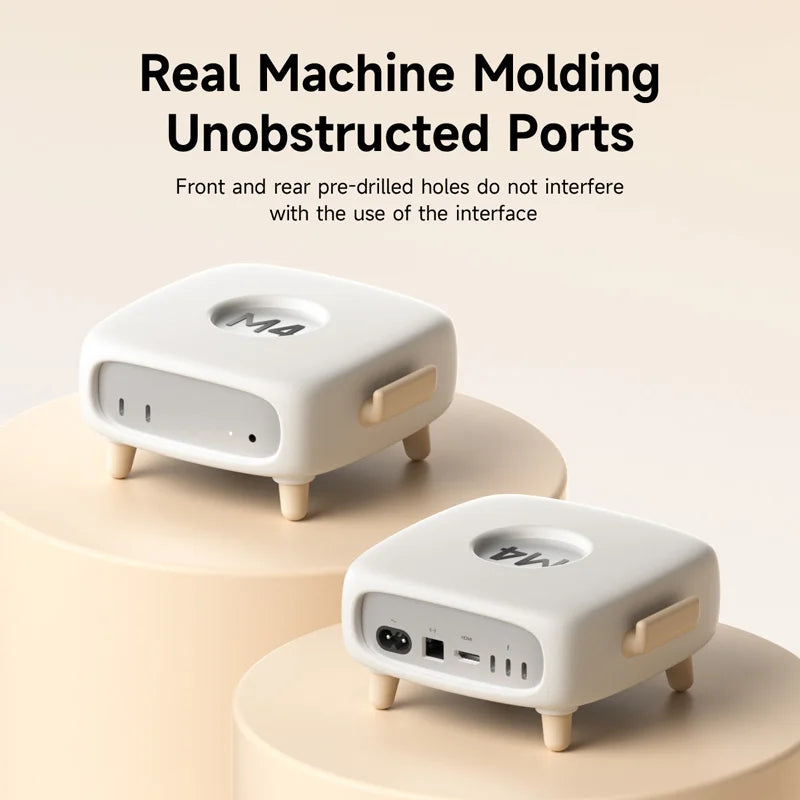 Anti-scratch silicone protector for Mac Mini M4 Pro desktop setups.