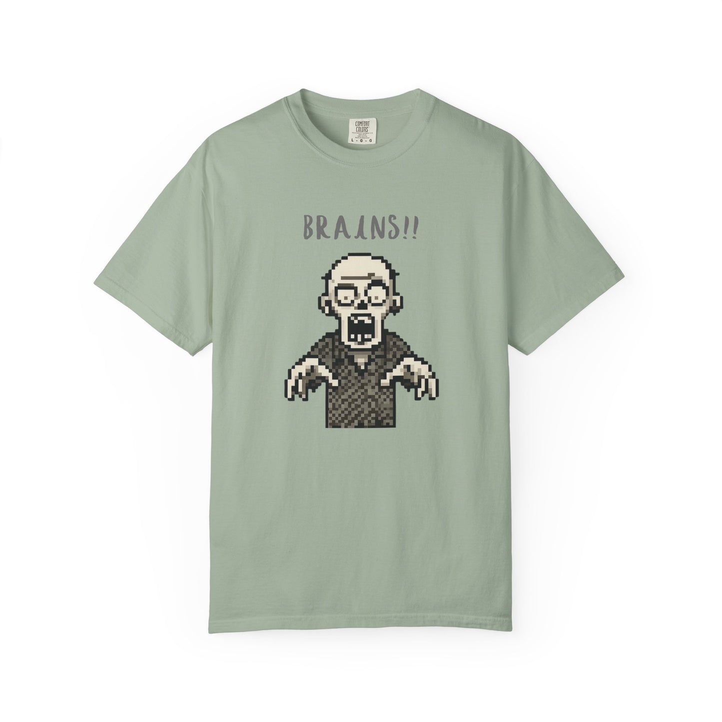 Aprasi designed pixel horror tee featuring zombie graphic.