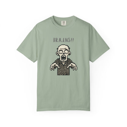 Aprasi designed pixel horror tee featuring zombie graphic.