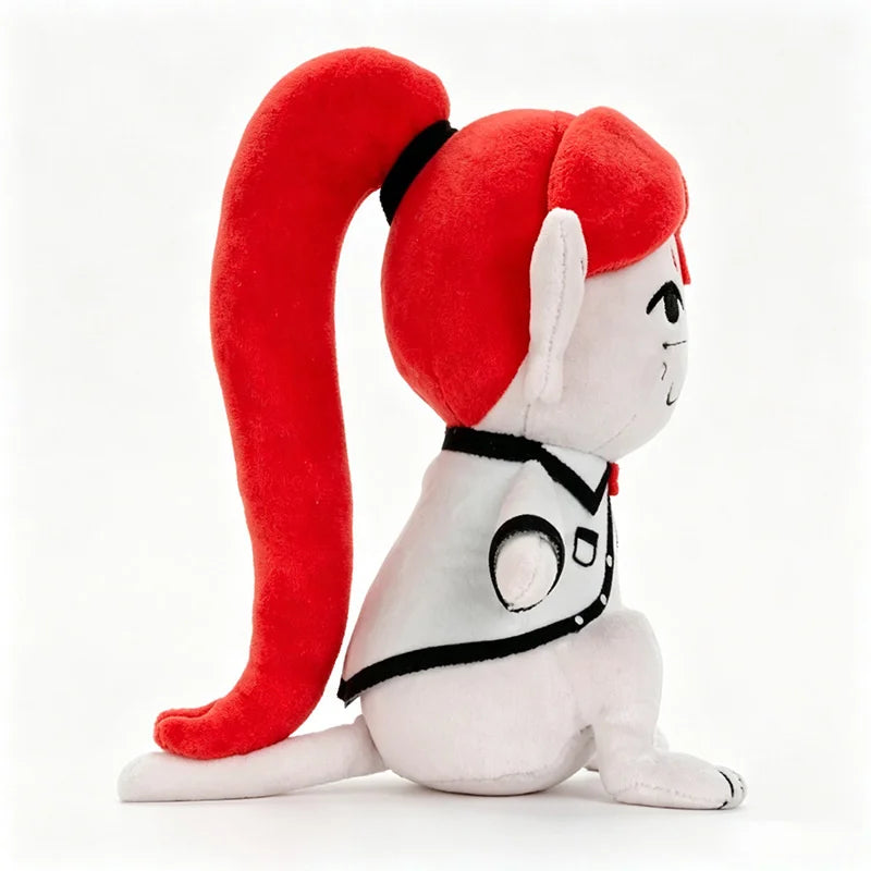 Argemia toy close up face and red hair detail