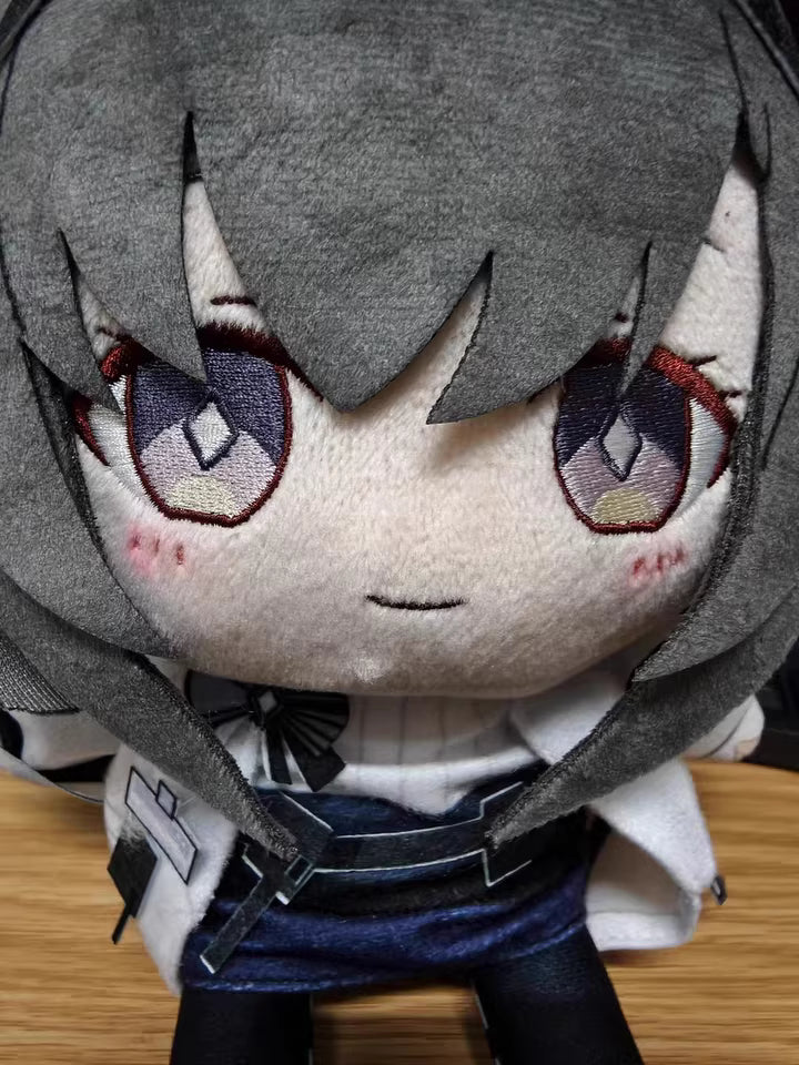 Arknights Priestess collectible plush 22cm size comparison display


