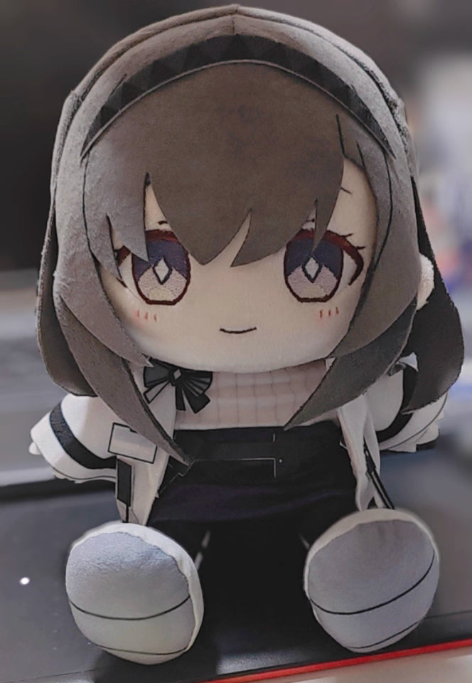 Arknights Priestess plushie perfect desk companion for gamers
