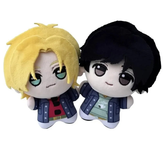 Ash Lynx plush 10cm chibi keychain doll fan inspired Banana Fish plushie