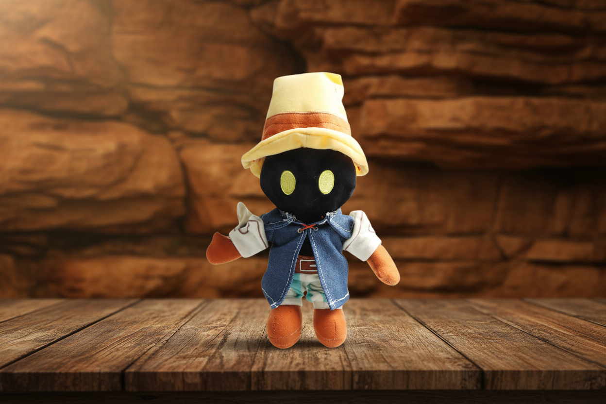 Authentic Final Fantasy IX Vivi black mage plush